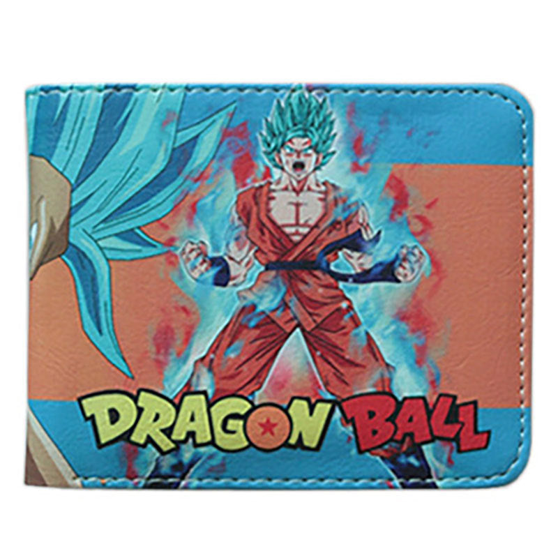 Dragon Ball Short Fold Super Leather Ladies Wallets