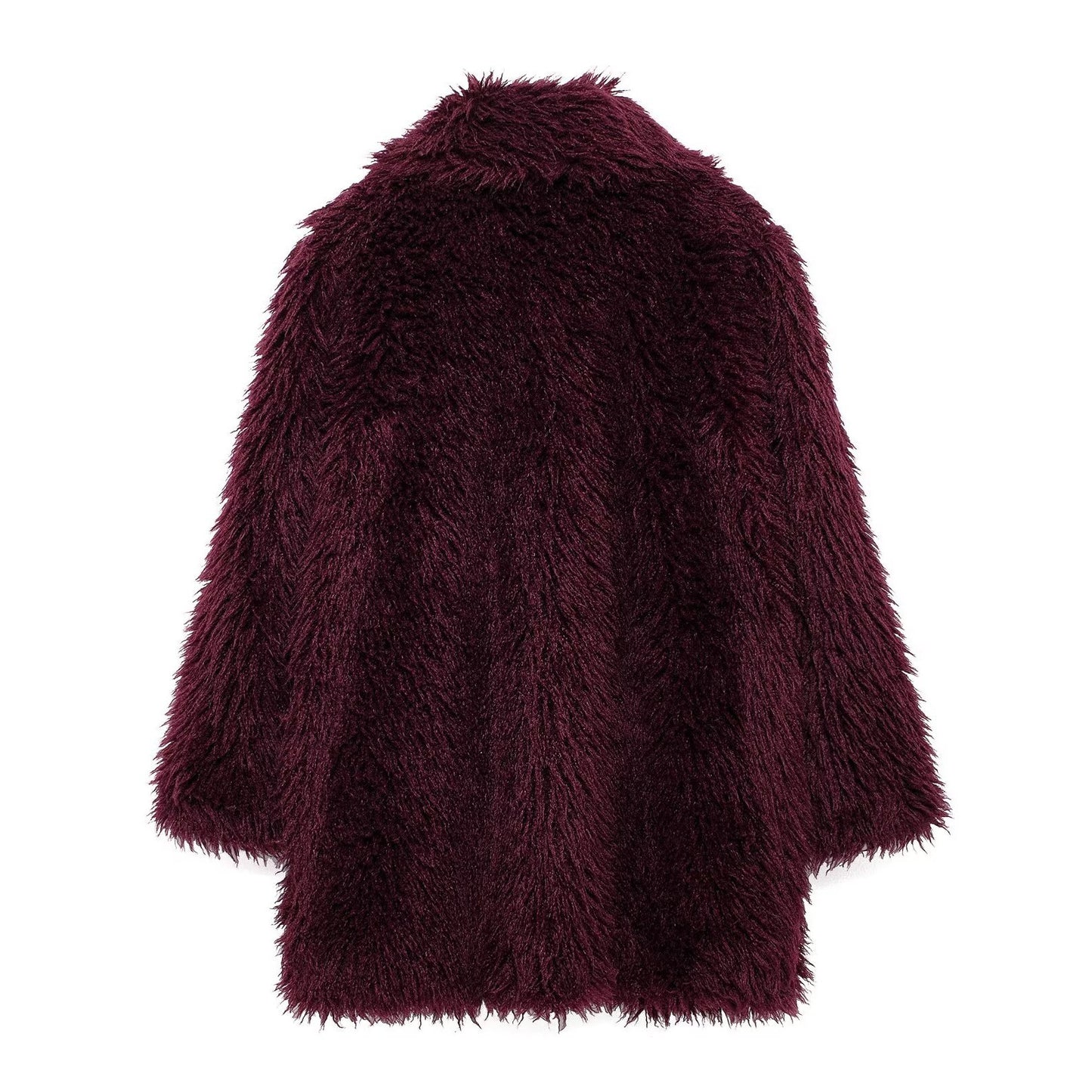 Women's Durable Artificial Fur Effect Large Coats