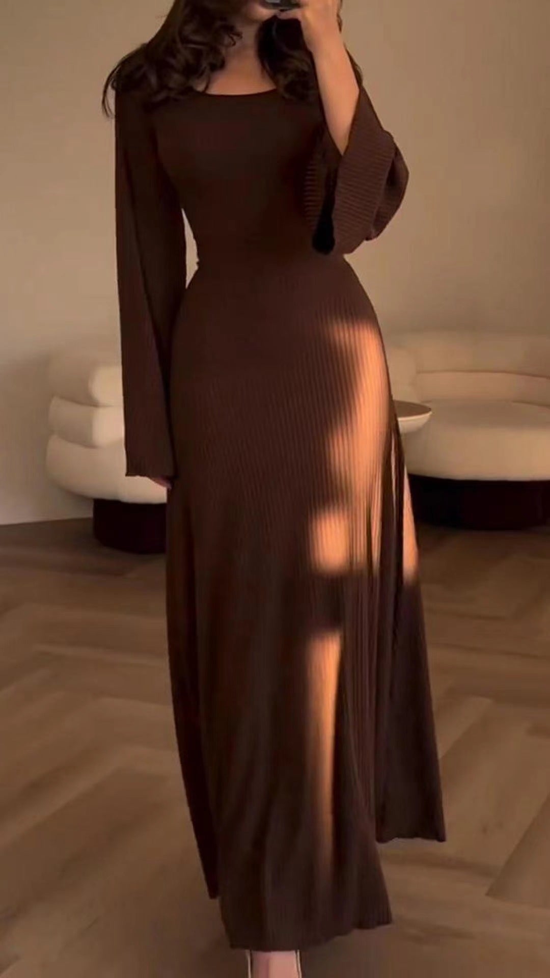 Women's Long Sleeve Loose Leisure Professional Dress