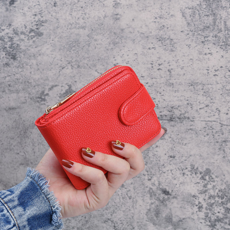 Women's & Men's & Swiping Multiple Slots Large Capacity Card Holder