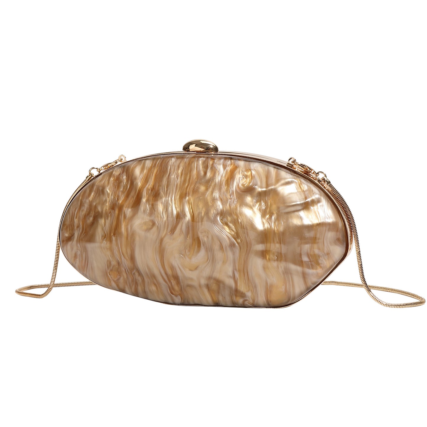 Women's Egg Acrylic Clutch Dinner Banquet Evening Bags