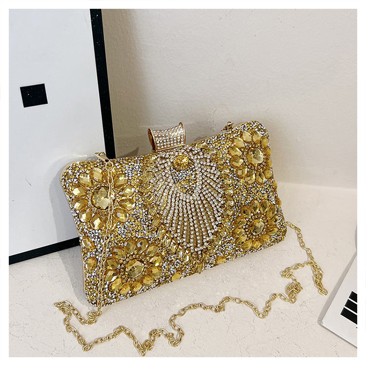 Women's Trendy Innovative Diamond Handmade Cheongsam Evening Bags