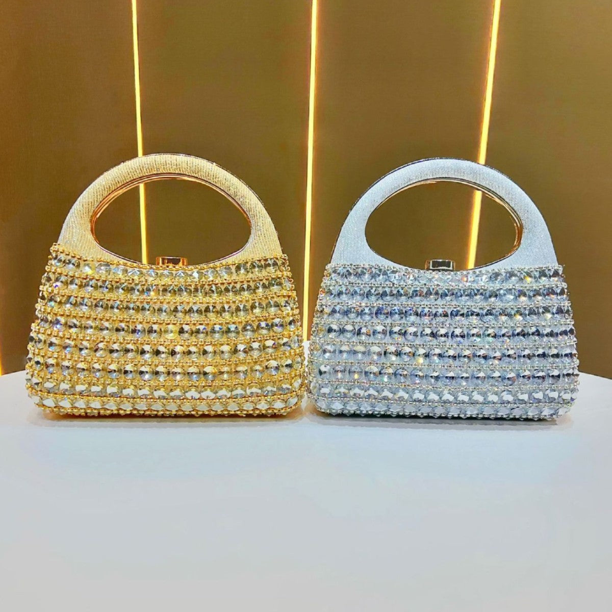 Fashion Women's Rhinestone Design Dinner For Evening Bags