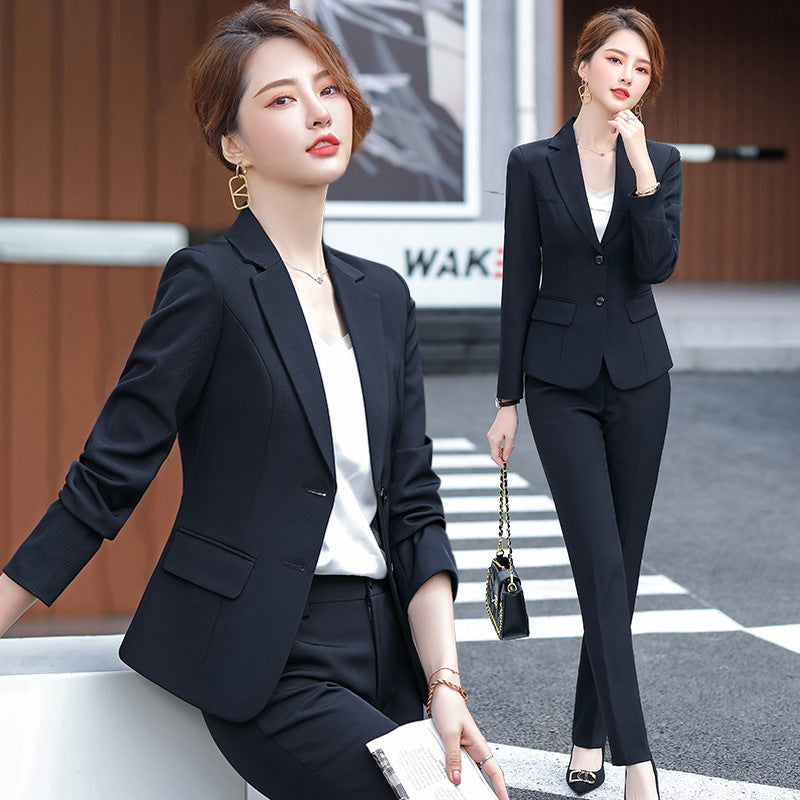 Women's Wear Big Fashion Elegant Formal Workplace Interview Small Suit