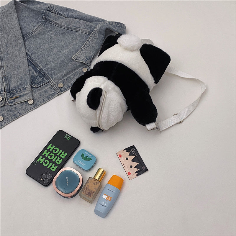 Fashion Panda Indie Sweet Cute Cartoon Plush Toy Backpacks