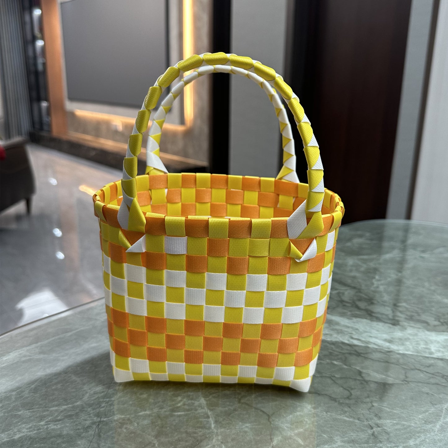 Women's Fried Street Woven Hand Gift Basket Handbags