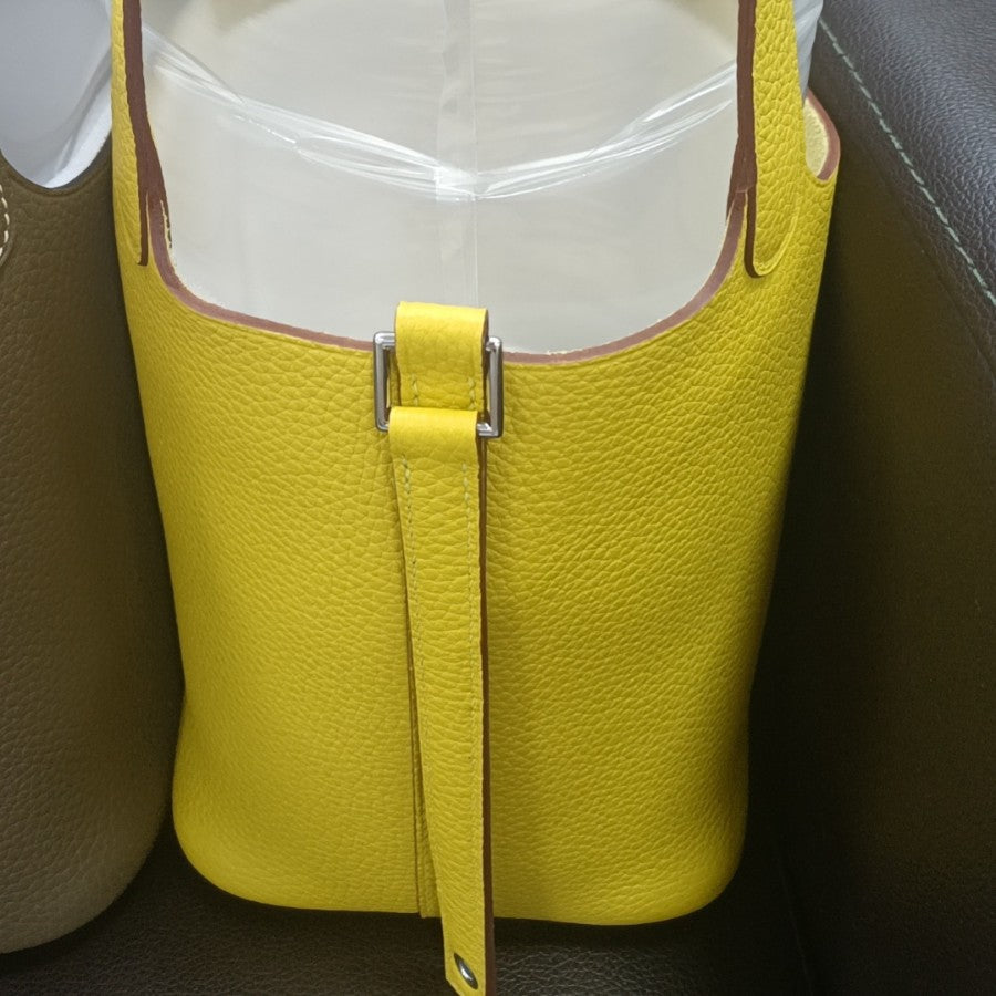 New Vegetable Basket Layer Thickness Cowhide Handbags