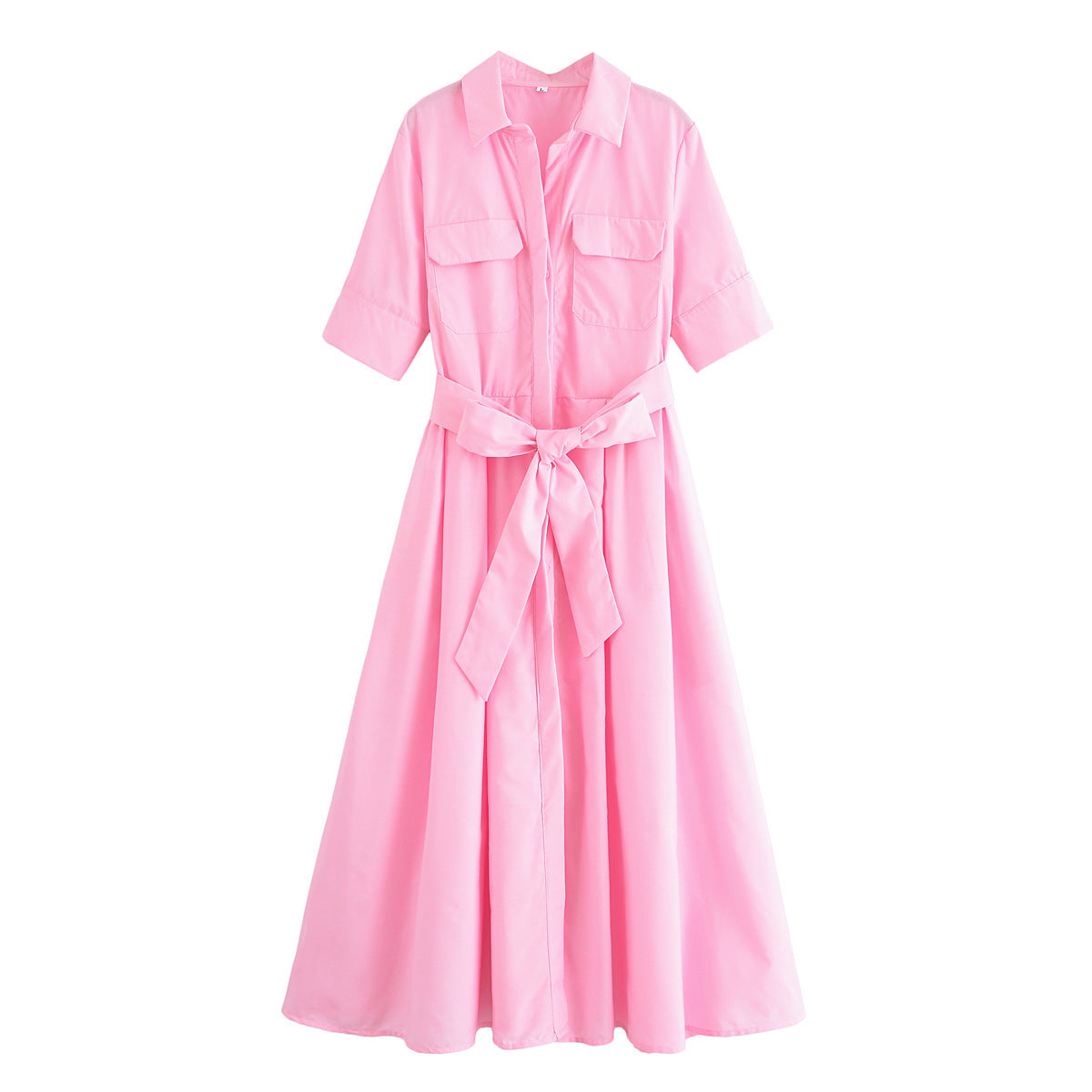 Women's Spring Lapel Single Breasted With Belt Clothing