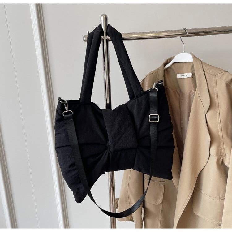Korean Style Personalized Bow Cloth Canvas Crossbody Bags