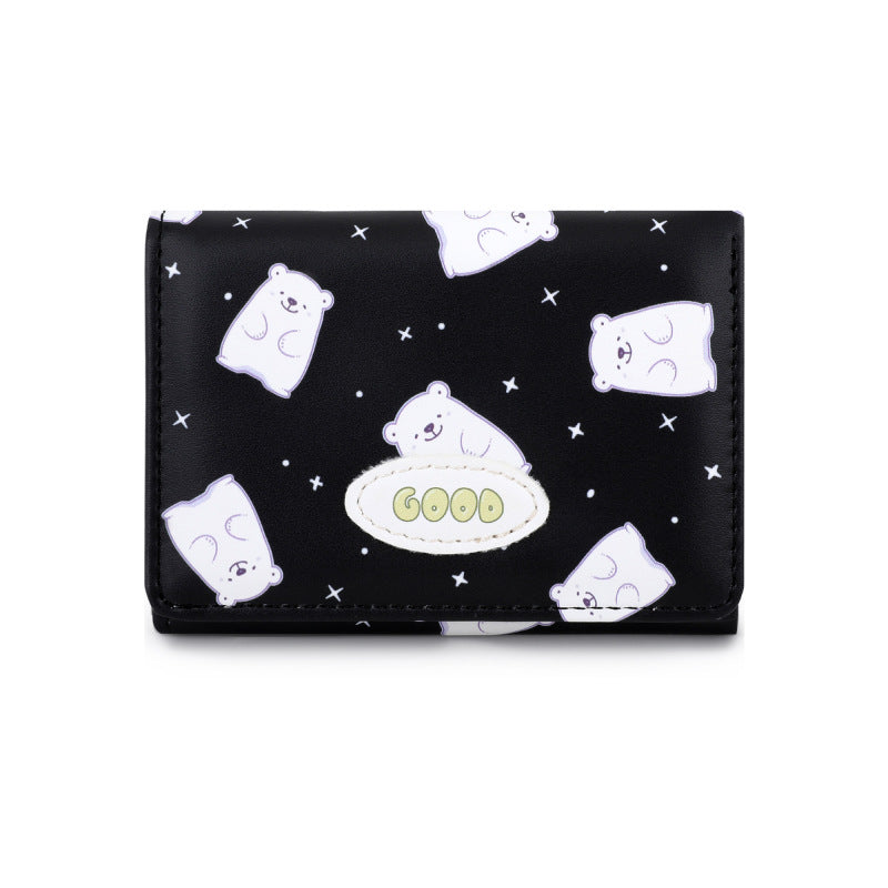 Bear Cute Portable Female Mini Korean Ladies Wallets