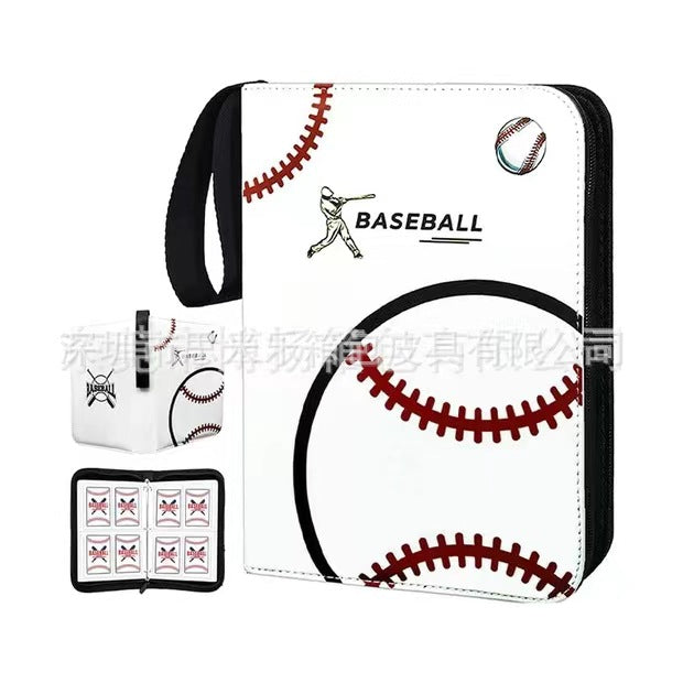 Elegant Binder Zipper Book Game Collection Card Holder
