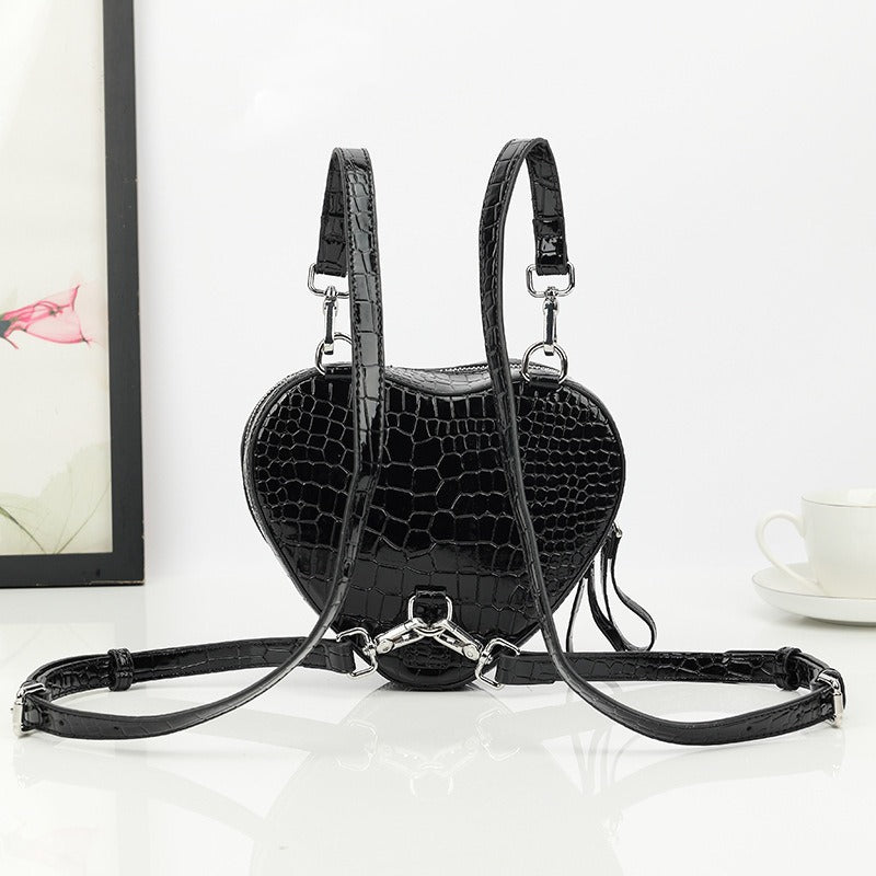 Women's Love Crocodile Pattern Saturn Fashion Trend Backpacks