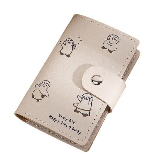 Women's Slots Large Capacity Driving License Cute Card Holder