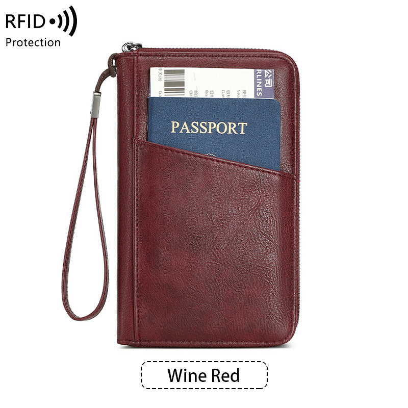 Long Passport Ticket Storage Document Multifunctional Id Package