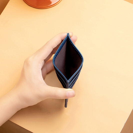 Women's & Men's & Lightweight Mini One-piece Woven Soft Card Holder