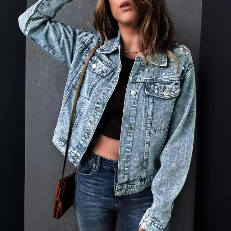 Women's Popular Attractive Denim Loose Casual Jackets