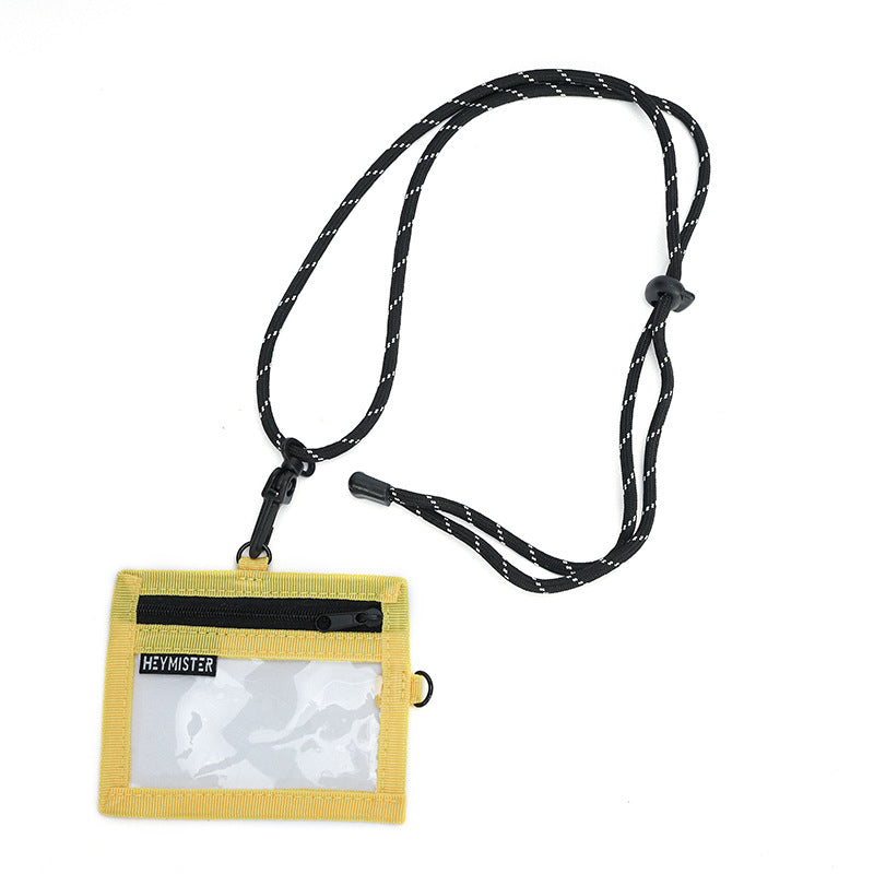 Work Permit Badge Multiple Slots Personality Bus Campus Name Card Holder