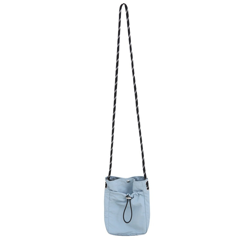 Women's & Men's & Green Lightweight Mobile Trendy Drawstring Fashion Men's Shoulder Bags