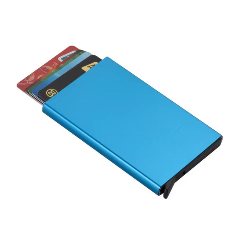 Automatic Pinball Cassette Aluminum Box Credit Card Holder
