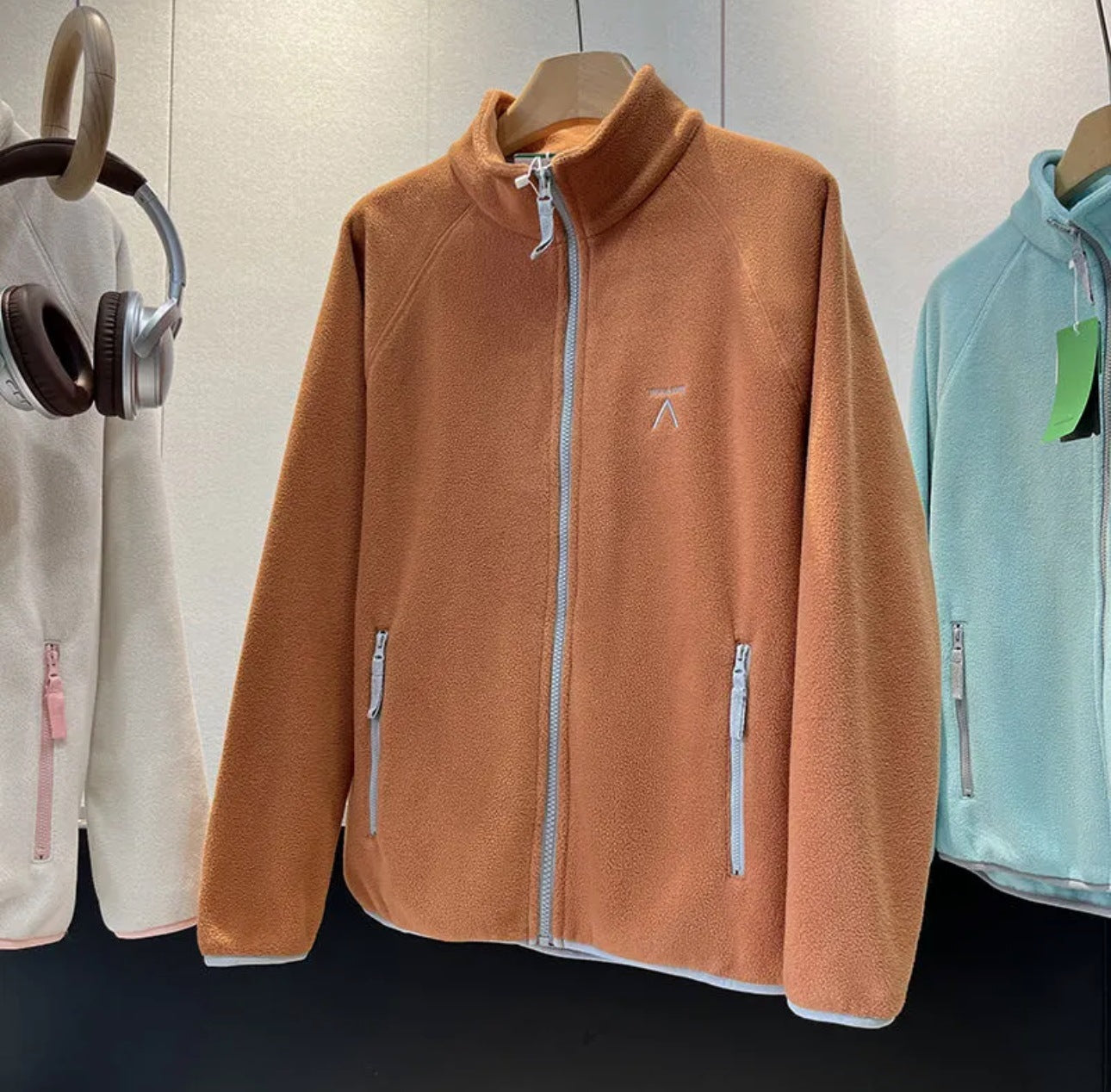 Women's Dopamine Stand Collar Fleece Zipper Polar Sweaters
