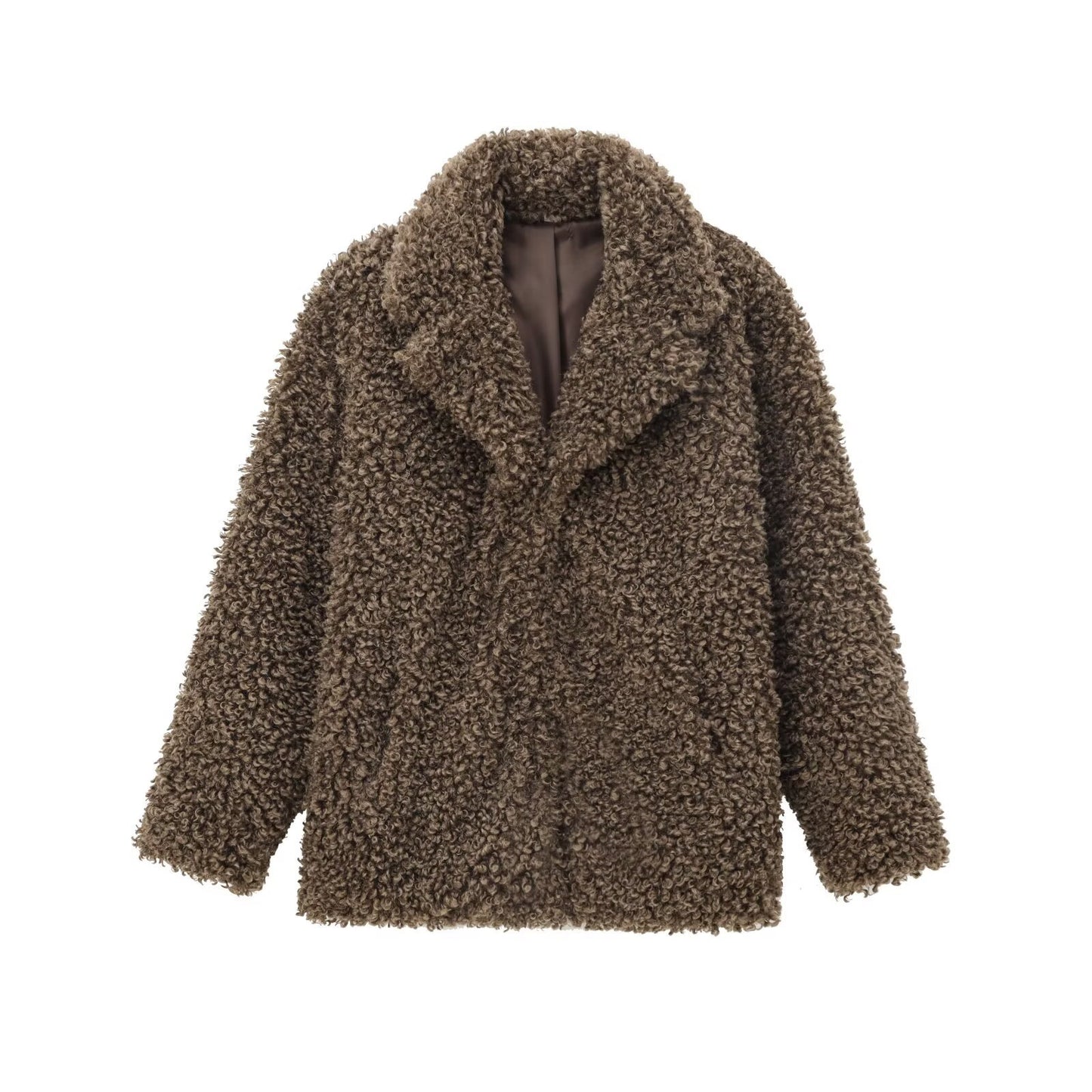 Women's Elegant Fashion Artificial Fur Effect Coats