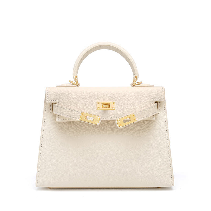 Women's Fashion Cattlehide Leather High-grade Genuine Kelly Handbags