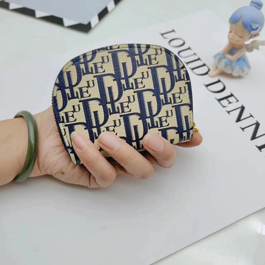 Women's Zipper Organ Exquisite Korean Style Short Card Holder