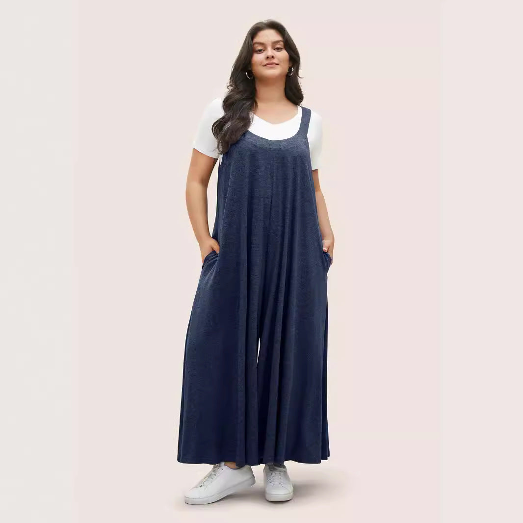 Attractive Popular Women's Loose Casual Culottes Jumpsuits