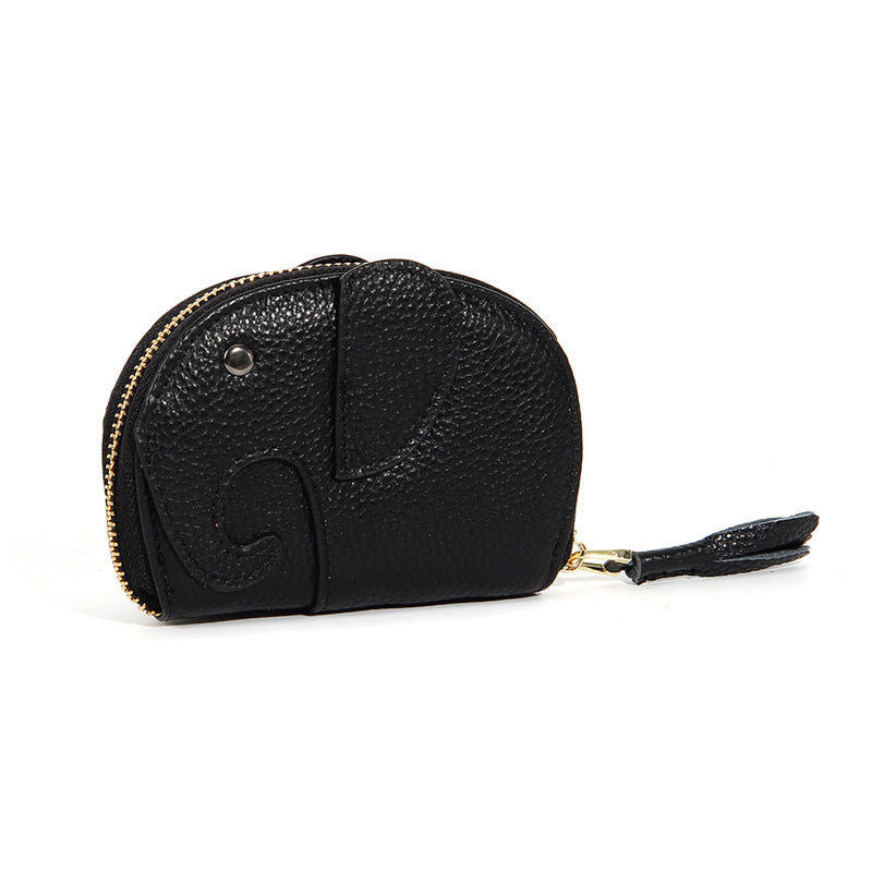 Double-sided Elephant Large Capacity Multiple Slots Cute Card Holder