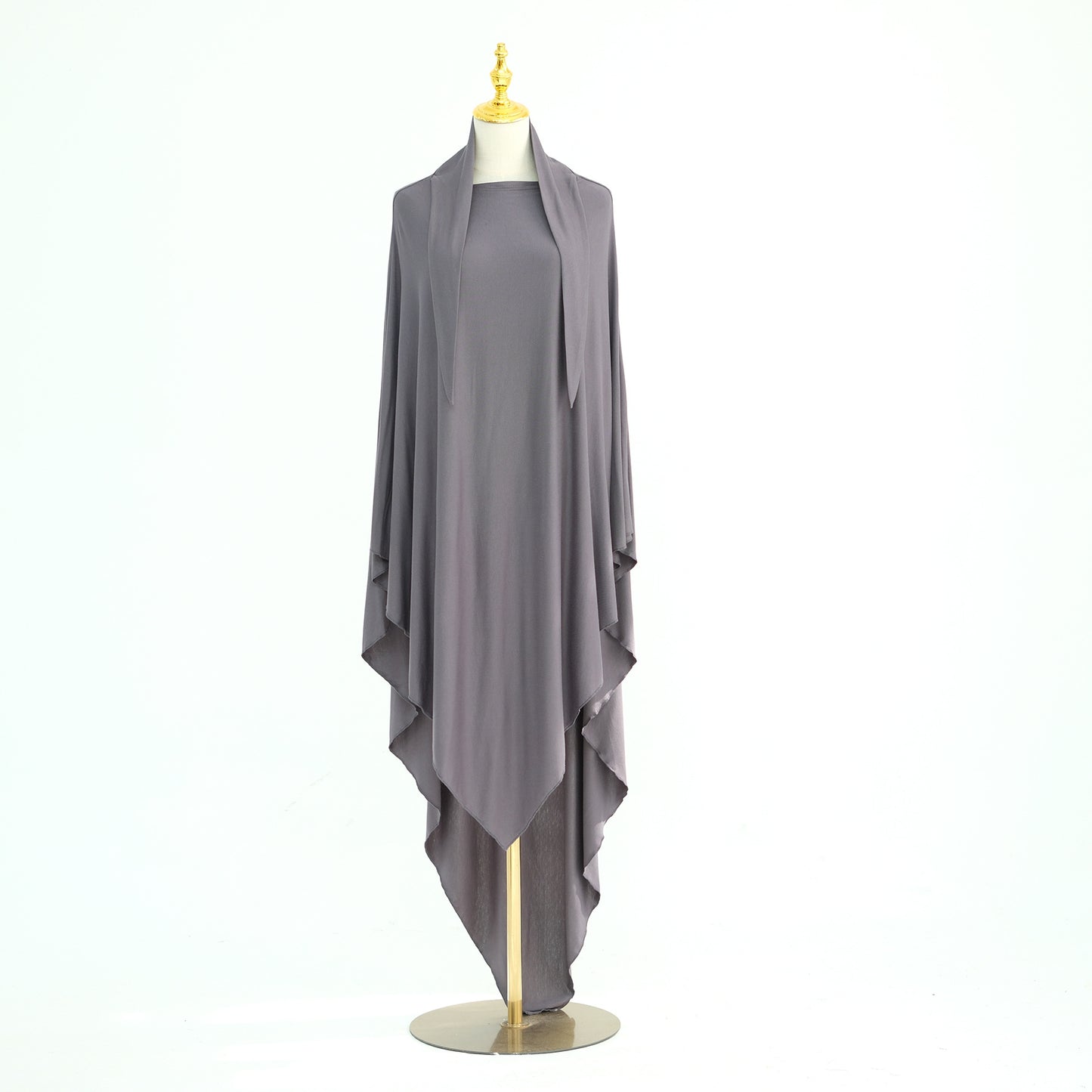 New Comfortable Solid Color Big Scarf Dresses