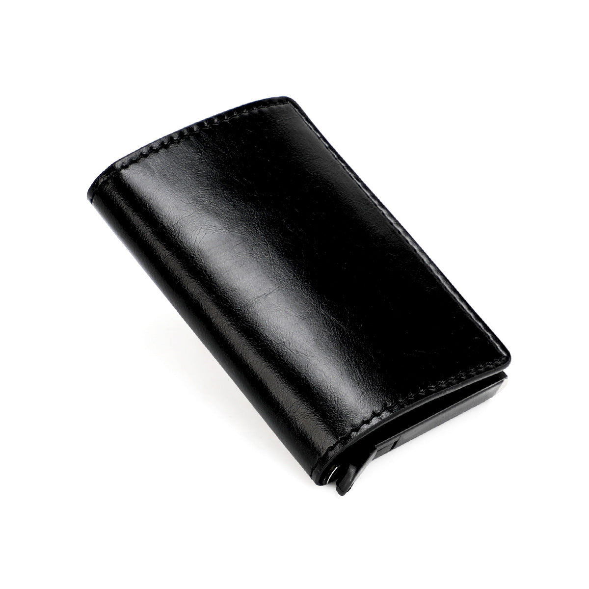 Automatic Pop-up Credit Metal Aluminum Box Card Holder