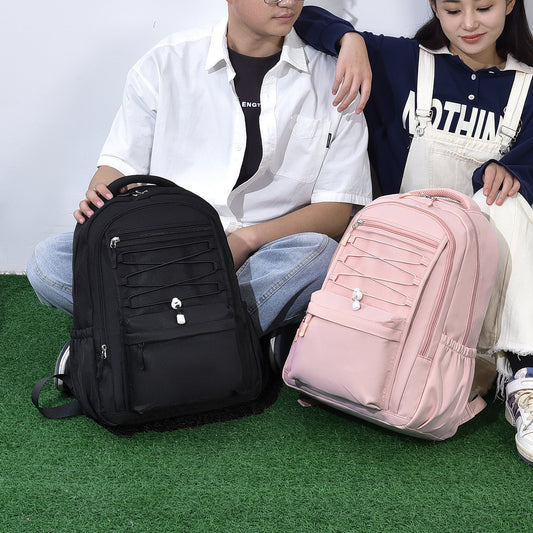 Large Capacity Simple Trendy Unisex College Backpacks