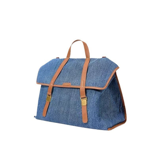 Loose Series Canvas Denim Large Capacity Backpacks