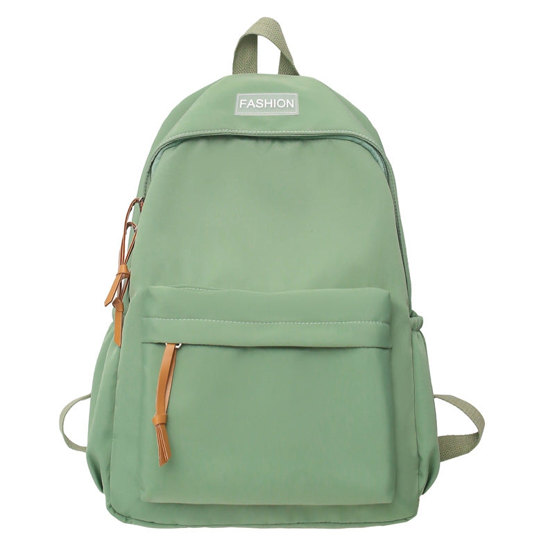 Solid Color Korean Style Early High Backpacks