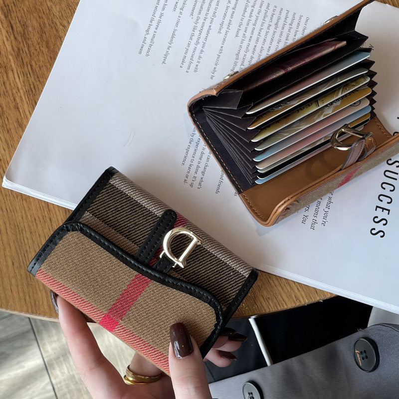 Women's Fashion Multiple Slots Exquisite Large Capacity Card Holder