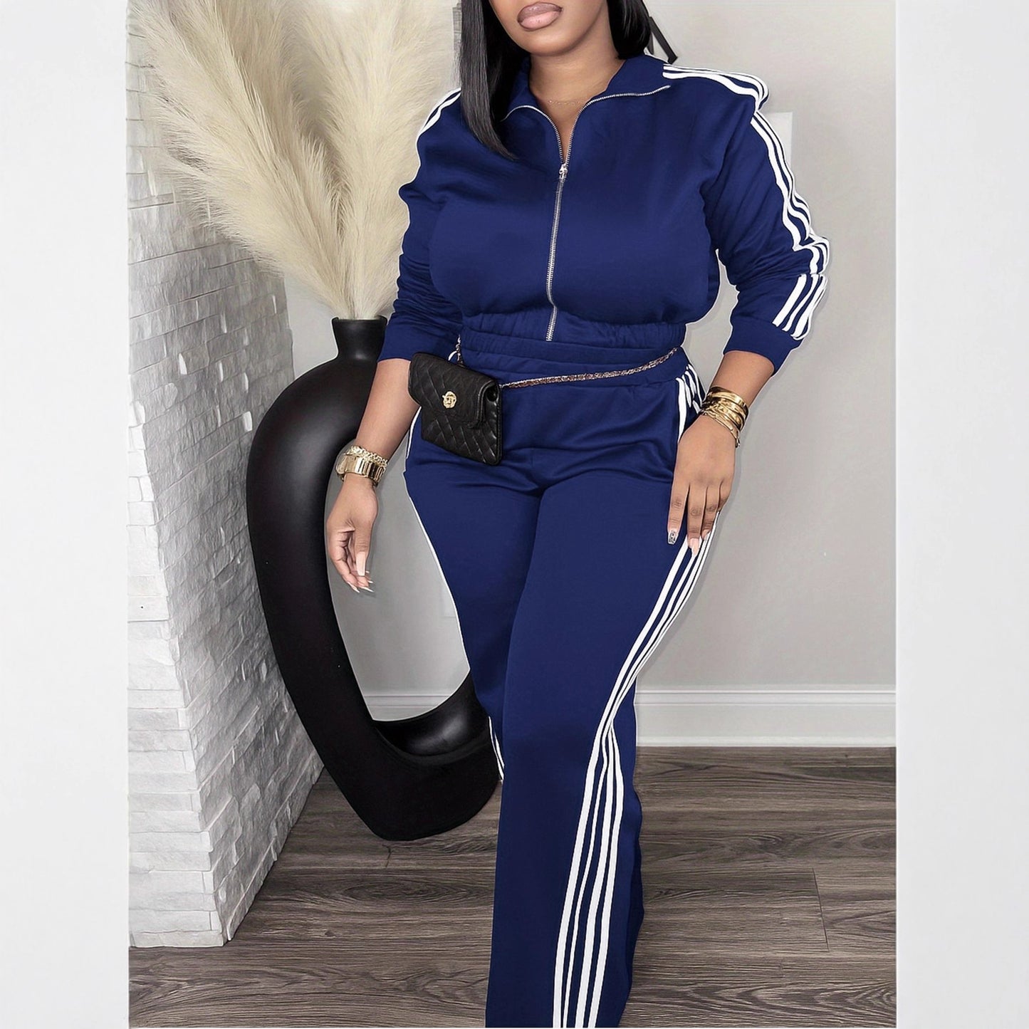 Women's Comfortable Casual Personality Fashion Two-piece Suits
