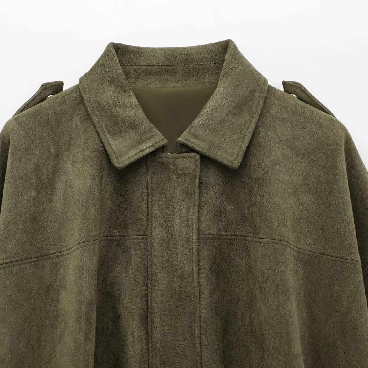 Women's Summer Commuter Fashionable Suede Texture Pilot Jackets