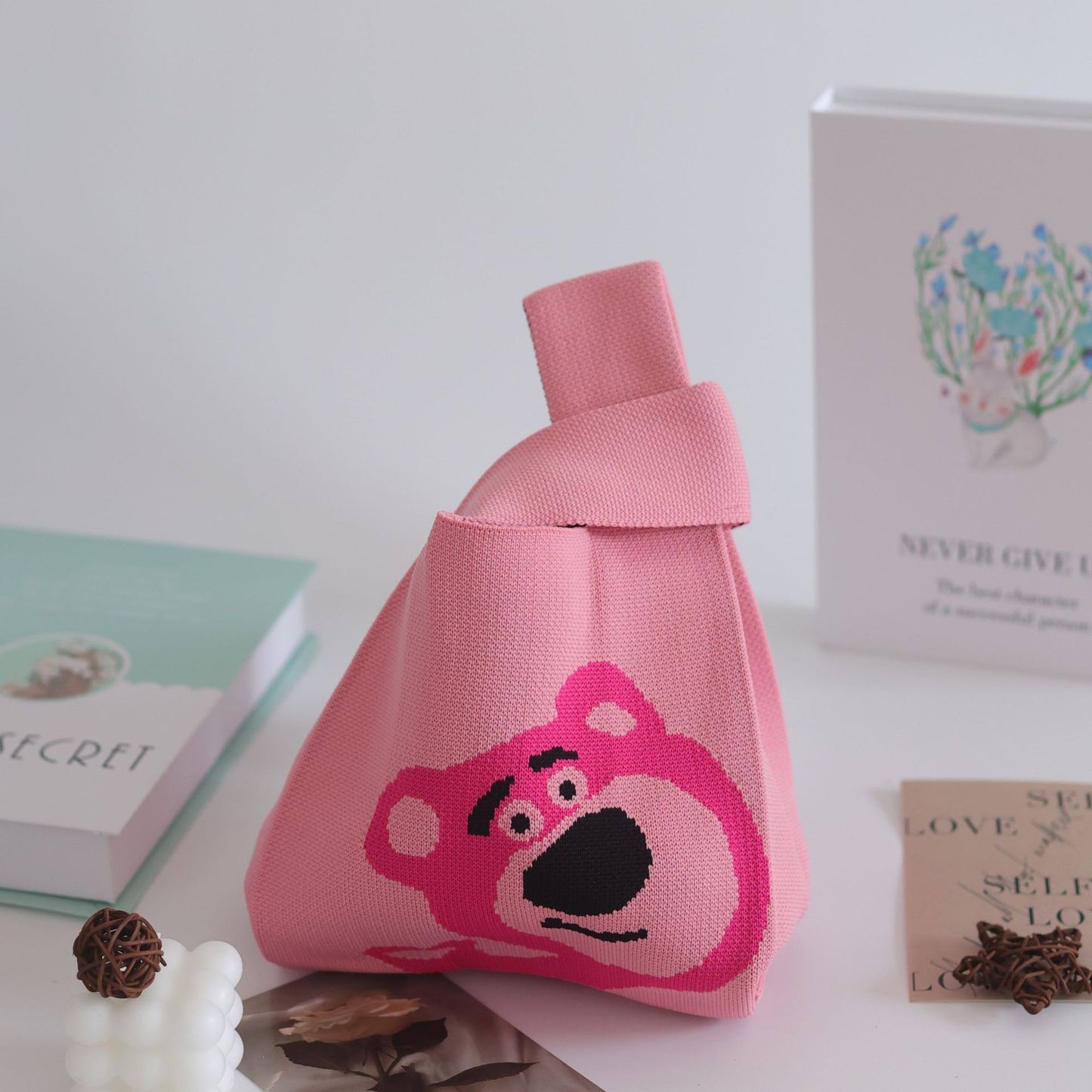 Women's Stylish Knitted Woven Vest Simple Handbags