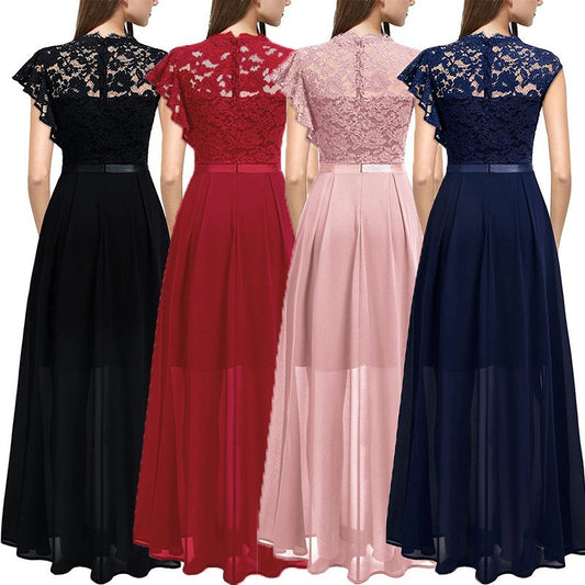 Slouchy Charming Dress Lace High Waist Dresses