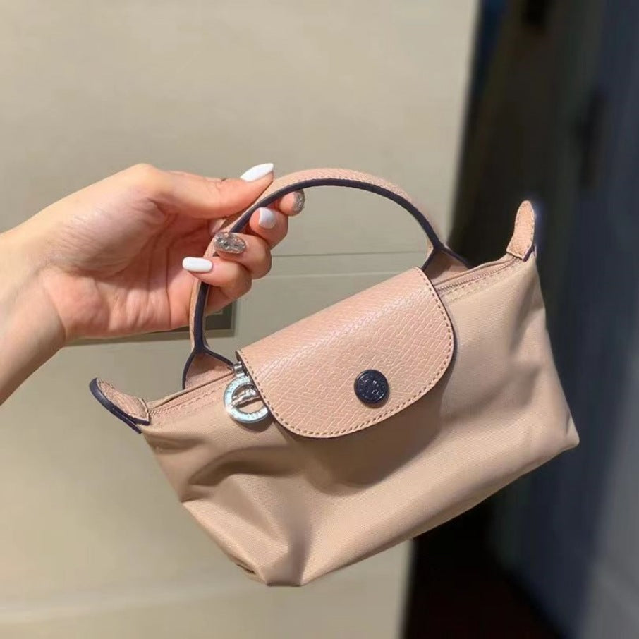 Women's French Short Clutch Dragon Mini Ebony Crossbody Bags