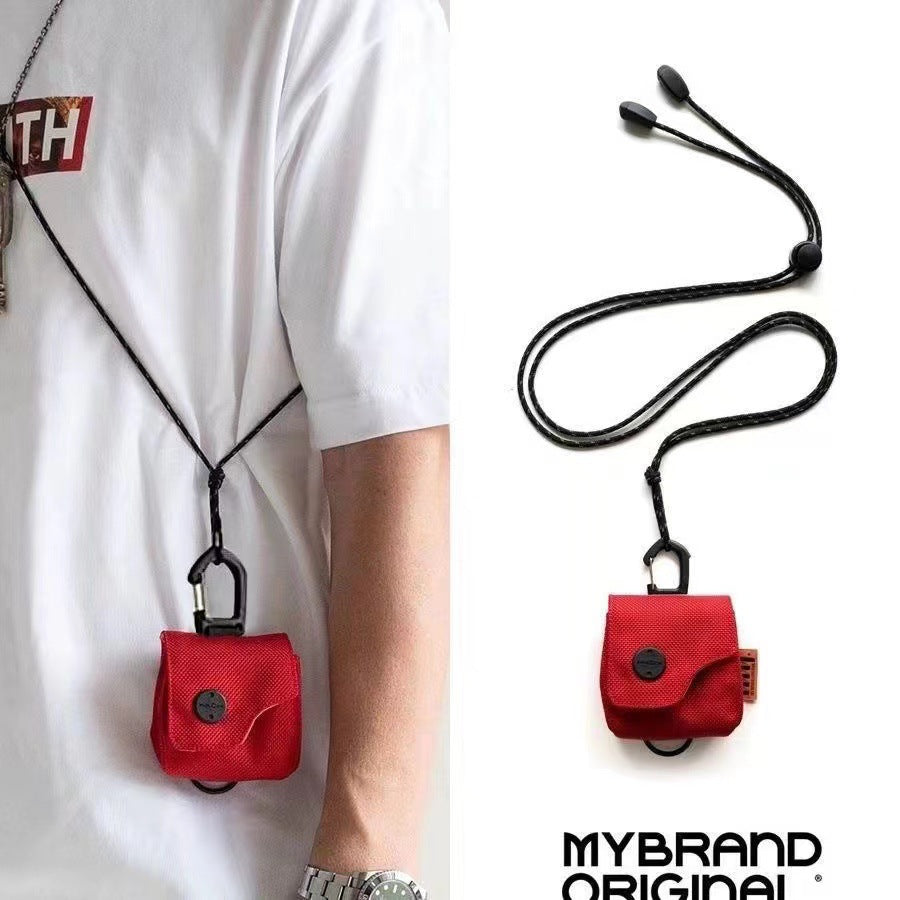 Women's Mini Earphone Halter Hanging Ornament Men's Messenger Bags
