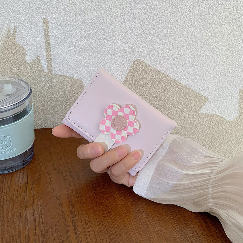 Women's Classic Korean Short Cartoon Cute Purses