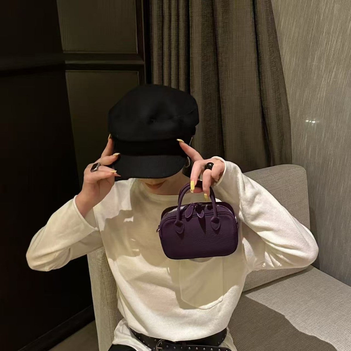 Graceful Charming Attractive Classic Fashion Mini Small Square Bags