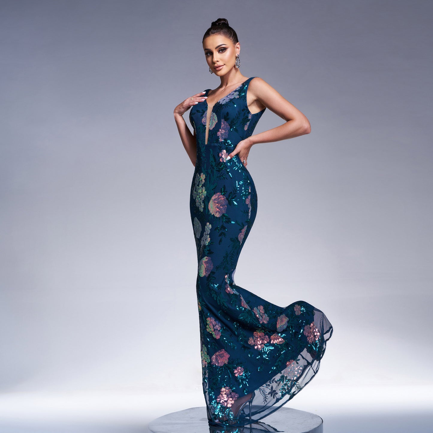 Women's Elegant Sexy Sleeveless Sequins Party Dress Dresses