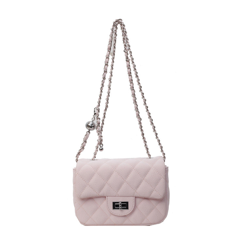 Women's High-grade Underarm Design Rhombus Chain Shoulder Bags