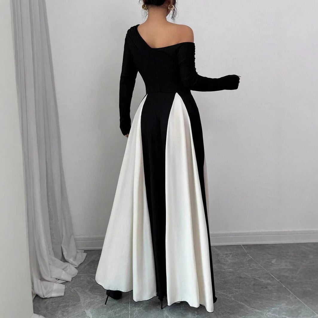 Women's Dinner Party Tight A- Line Large Dresses