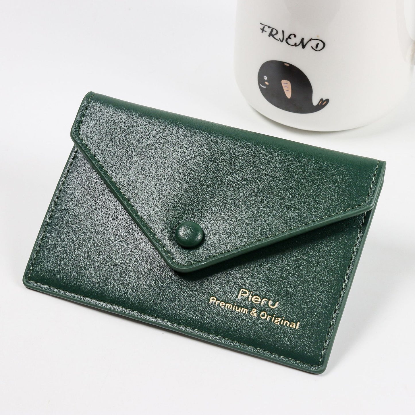 Creative Envelope Fashion Simple Texture Multiple Card Holder