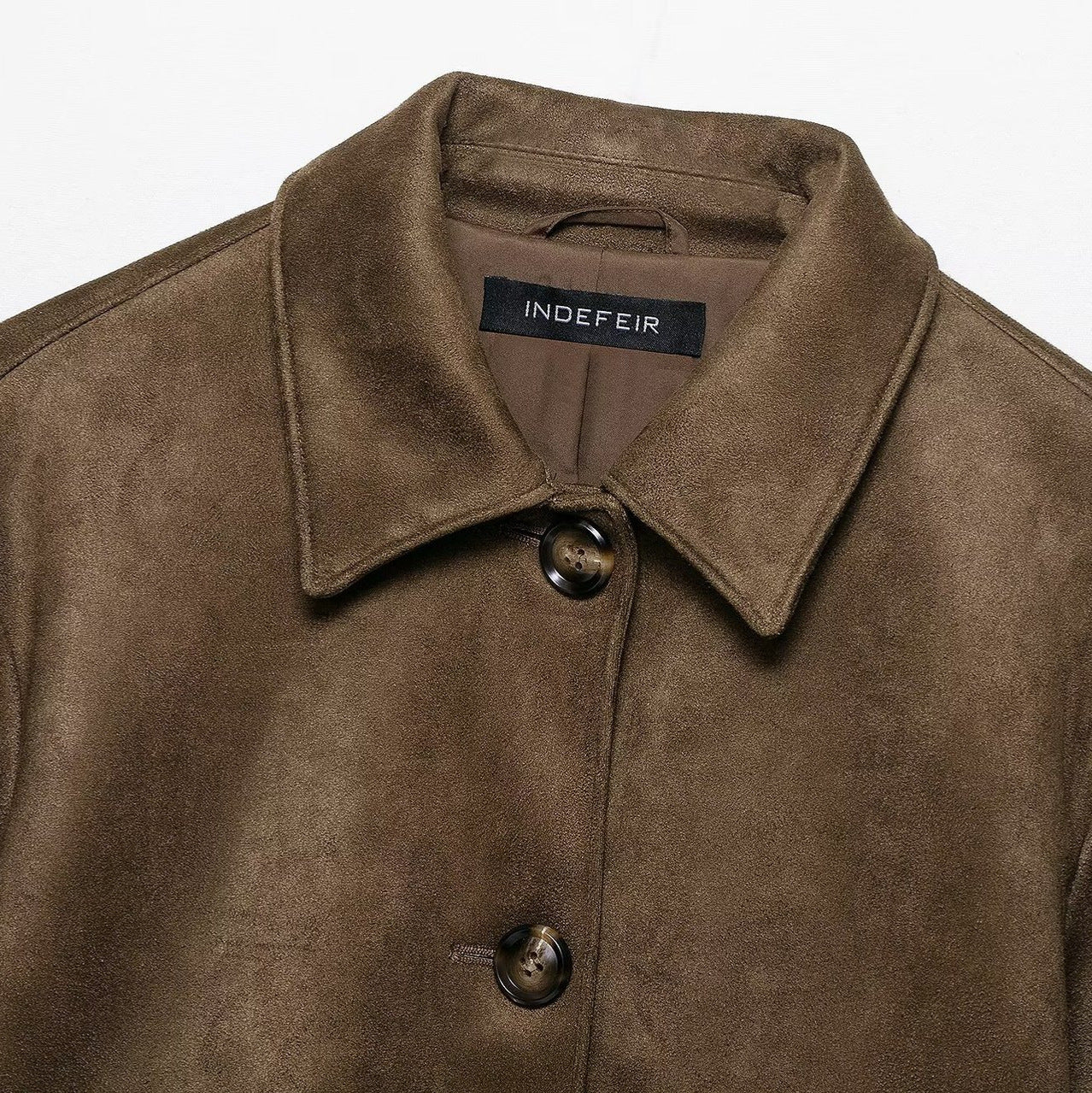 Women's Fashion Suede Texture Effect Casual American Jackets