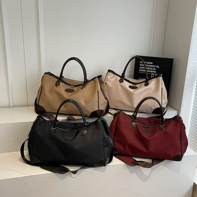 Women's Large Capacity Trip Portable Texture Dry Travel Bags