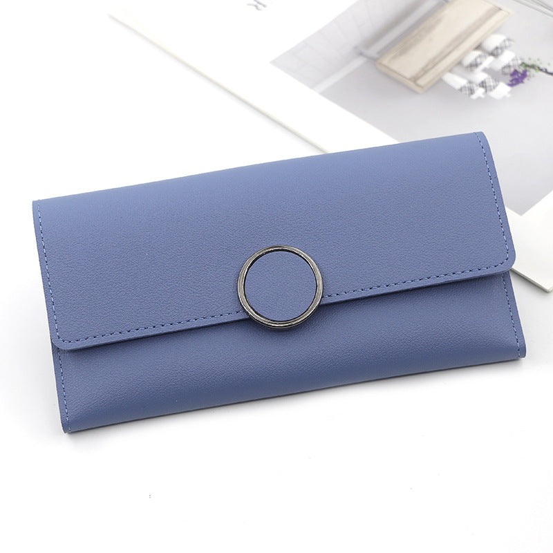 Women's Long Korean Style Simple Clutch Ladies Wallets